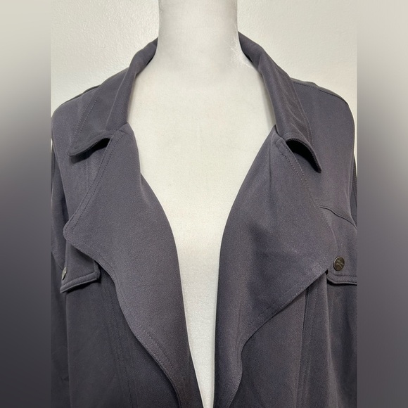 New! FRYE Stone Grey Utility Style Jacket Womens Size XL - Picture 7 of 15
